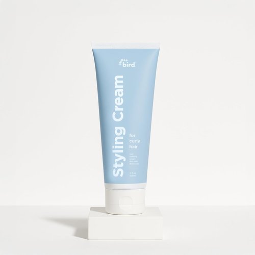 Curly Bird | Curl Defining Styling Cream | Fragrance-Free & Family Friendly | Natural Ingredients, Medium Hold