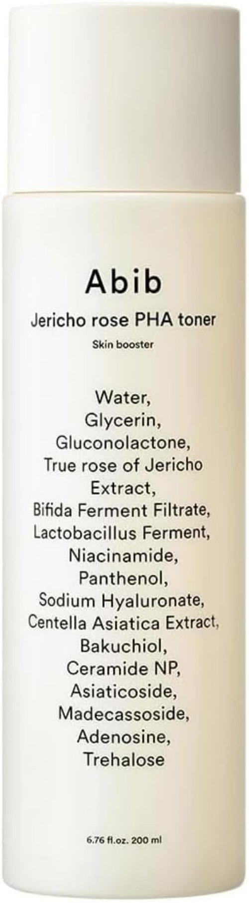 Abib Jericho Rose PHA Toner - Skin Booster with Rose Extract for Enhanced Elasticity | 6.76 fl oz / 200 ml