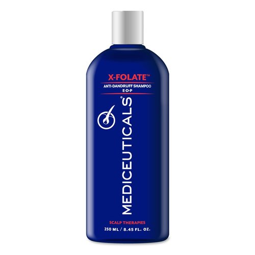 Mediceuticals X-Folate Shampoo - Anti-Dandruff Formula for Flaky Scalp Relief - 8.45 oz/250ml