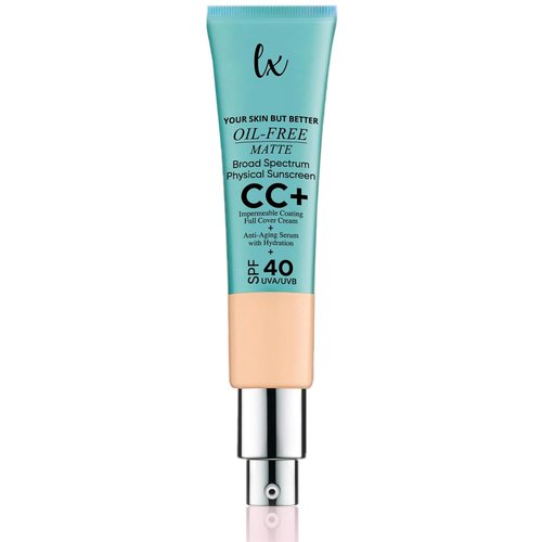 LX Blend CC+ Cream - Oil-Free Matte Anti-Aging Foundation with SPF 40 | Light Shade