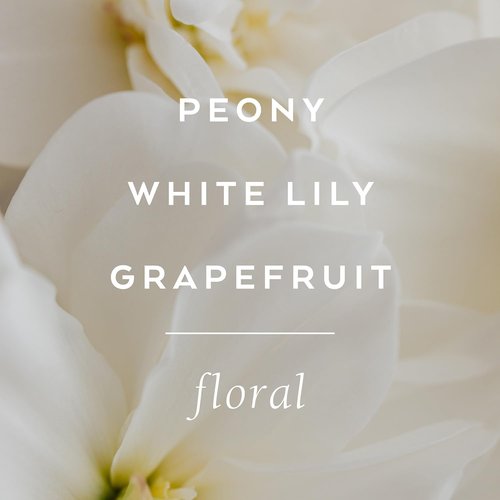 Lollia Breath Hand Cream - Moisturizing Peony & White Lily Lotion | 4 Oz Quick-Absorbing Formula