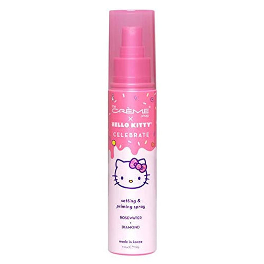 The Crème Shop x Hello Kitty - Priming & Setting Facial Spray - Hydrating Rose Water & Diamond Essence
