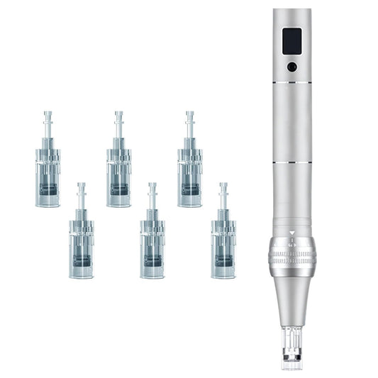 Microneedling Pen - Professional Microneeding 0.25 Mm Beauty Tools, Microneedles Roller Pen Grooming Tools For Women And Men