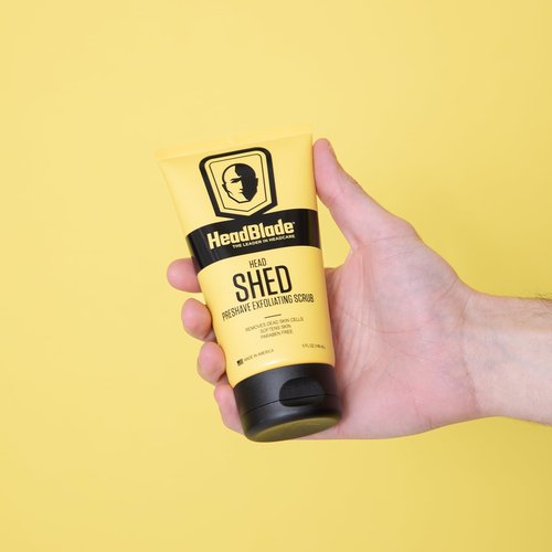 HeadBlade HeadShed Exfoliating Scrub - 5 oz Men's Face Wash & Cleanser for Smooth Shaving
