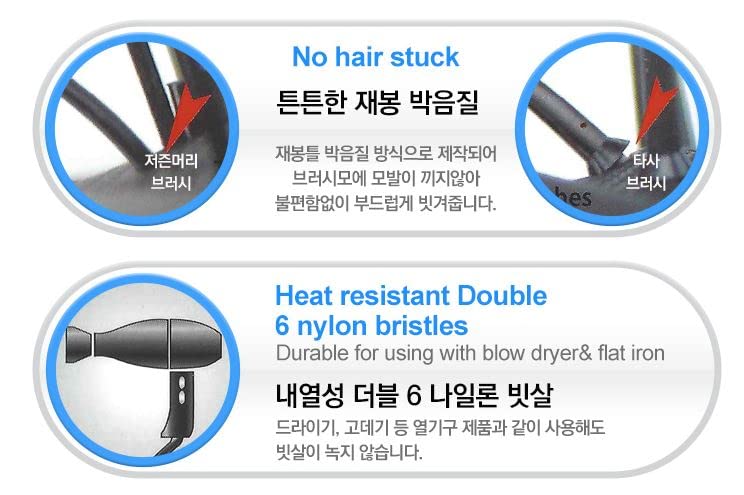 Skiennix Detangling Paddle Brush - Effortless Hair Care for All Hair Types | Sleek Design