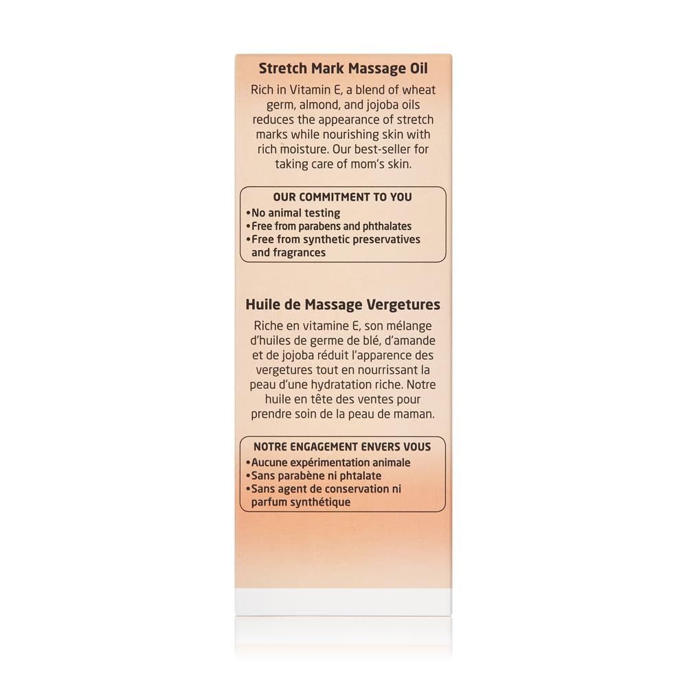 Weleda Stretch Mark Massage Oil - Plant-Rich Formula with Vitamin E | 3.4 Fl Oz