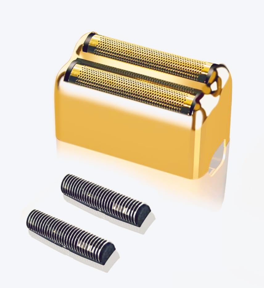 BaBylissPRO Replacement Foil and Cutter - Double Foil Shaver Head Compatible with FXFS2 | Gold Finish