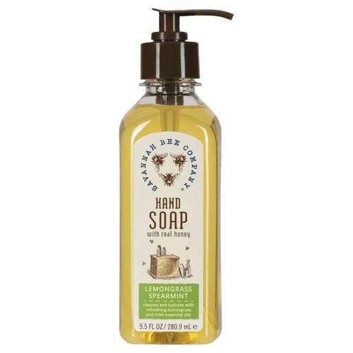 Savannah Bee Company Liquid Hand Soap - Natural Formula with Essential Oils for Gentle Cleansing