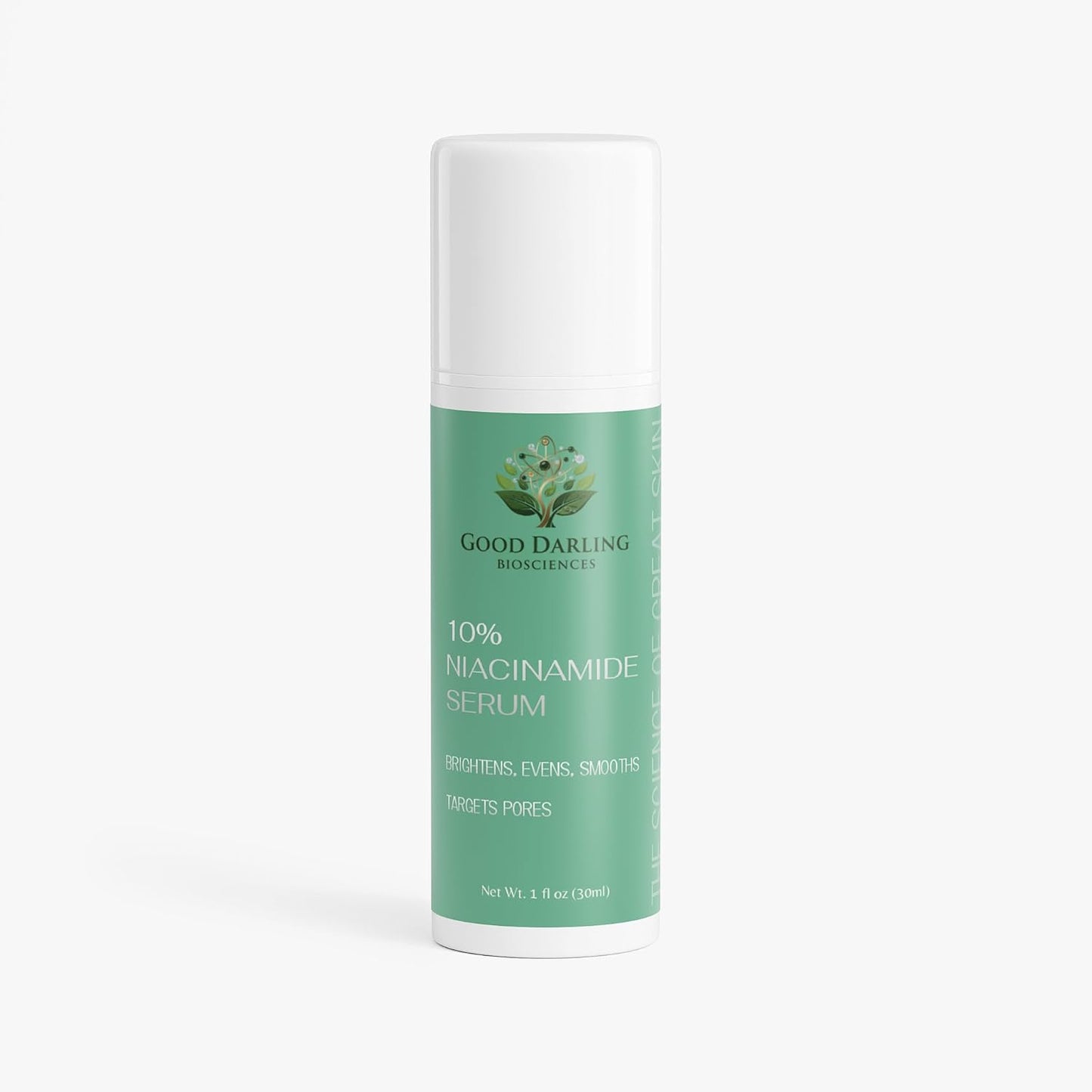 Skiennix 10% Niacinamide Serum - Hydrating & Pore Minimizing with Sodium Hyaluronate, 1 fl oz