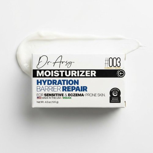 Moisturizer #003 Hydrating Face & Body Cream for Dry, Sensitive, Eczema-Prone Skin - Fast Absorbing, Fragrance-Free, Vegan | 120g