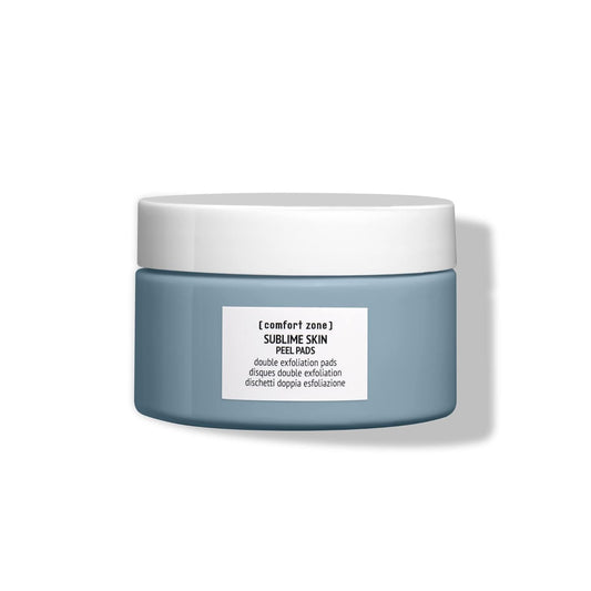 Comfort Zone Sublime Skin Peel Pads - Exfoliating Face Wipes for Brightening & Smoothing Texture | 28 Count