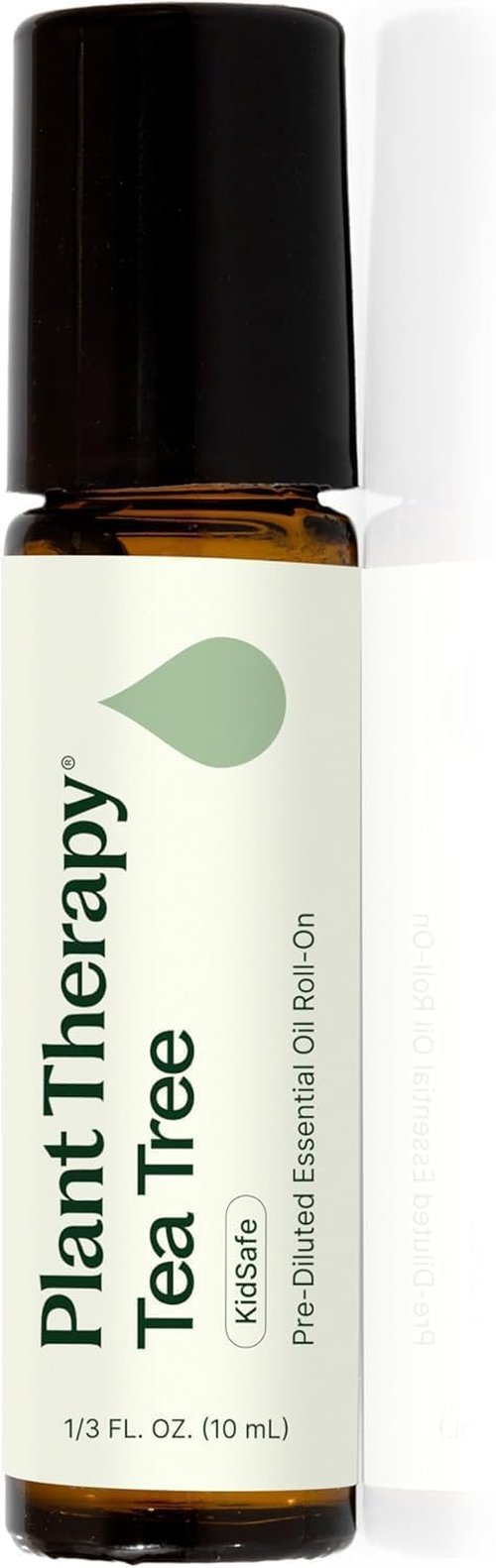 Plant Therapy Tea Tree Essential Oil - 100% Pure Pre-Diluted Roll-On for Skin Blemishes | 10mL (1/3 oz)