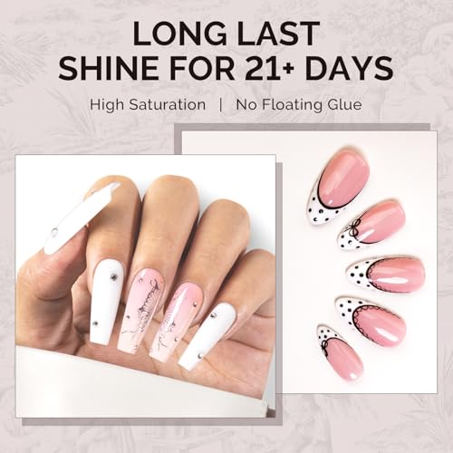 MelodySusie Pink Gel Polish,0.5fl oz Baby Pink Soak Off UV LED Nude Pink Gel Polish Gift for Women Nail Art Manicure Salon DIY Nail Design Decoration at Home-1758