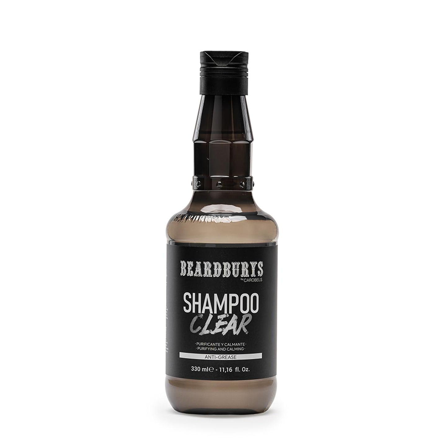 Beardburys Clear Shampoo - Deep Cleansing Formula for Oily Hair | Refreshing & Paraben-Free 330ml