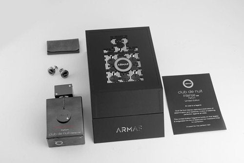 Armaf Club De Nuit Intense Limited Edition for Men Parfum Spray, 3.6 Ounce (with Cufflinks)