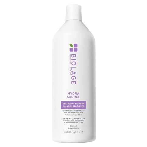 BIOLAGE Hydra Source Detangling Solution - Hydrates Dry Hair, Reduces Frizz & Flyaways, Paraben-Free