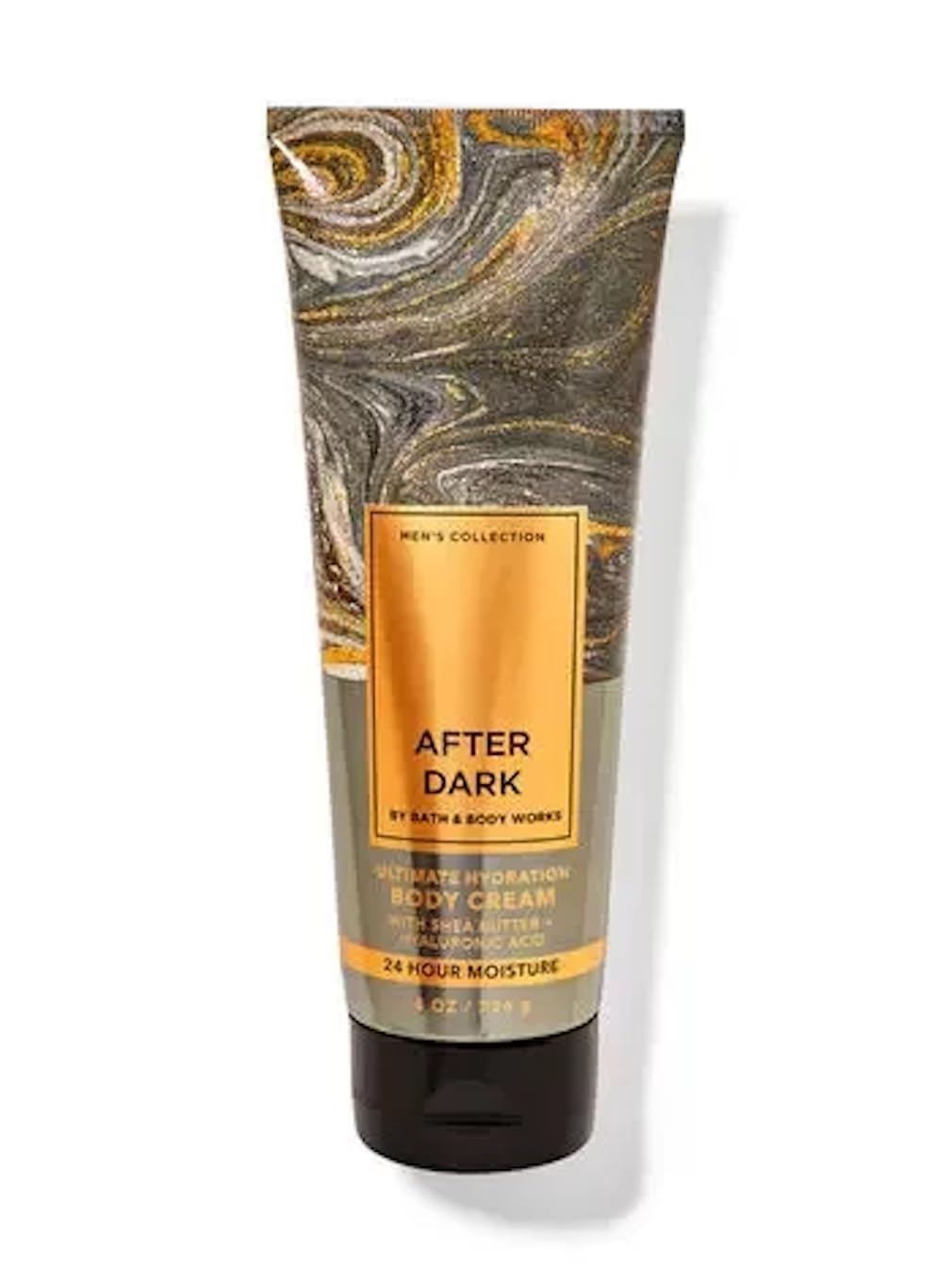 Bath And Body Works Hyaluronic Acid Body Cream - Moisturizing Formula For Men | 8 Ounce (After Dark)