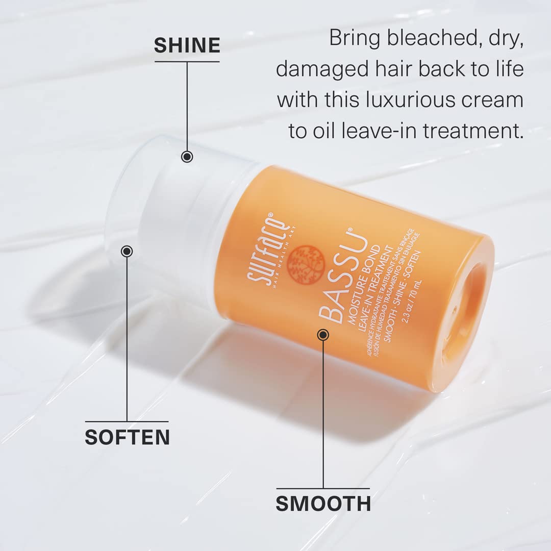 SURFACE Hair BASSU Leave-In Treatment - Moisture Bond Formula | 2.3oz for Hydrated Hair