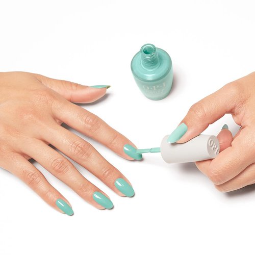 OPI Nature Strong Cactus What You Preach | Opaque Bright Blue Crème Natural Origin Nail Polish | Plant Based, Vegan, Cruelty Free