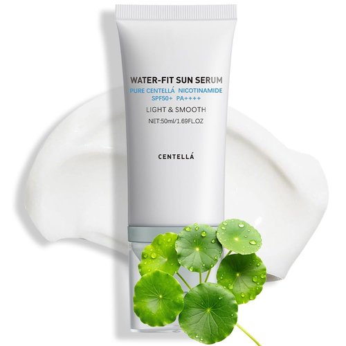 Baisen Diary Centella Sunscreen SPF 50 PA++++ | Lightweight Hydrating Sun Serum for Sensitive Skin