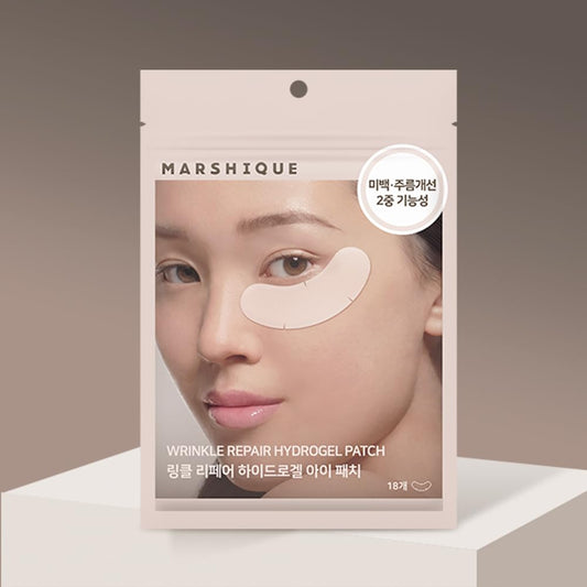 Marshique Hydrogel Under Eye Patches - Gifts for Women - Reduce Dark Circles, Puffy Eyes, Undereye Bags, Wrinkles - Non-slip Under Eye Mask - Korea beauty Care (9 Pairs)