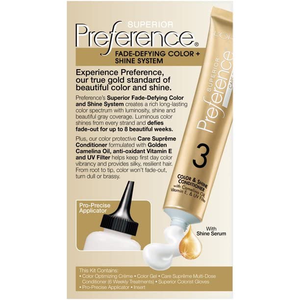 L'Oreal Superior Preference - 6AM Light Amber Brown (Warmer) 1 Each (Pack of 5)