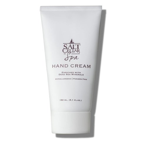 Salt Cellar Spa Dead Sea Mineral Hand Cream - Fast Absorbing Moisturizer for Dry Skin | 5.1 FL oz (150 ml)