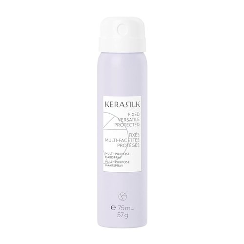 KERASILK Multi-Purpose Hairspray - Long-Lasting Touchable Hold & Heat Protection | Quick Drying Finish