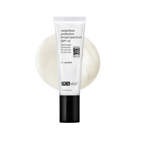 PCA SKIN Weightless Protection SPF 45 | Oil-Free Hydrating Sunscreen for All Skin Types (1.7 fl oz)
