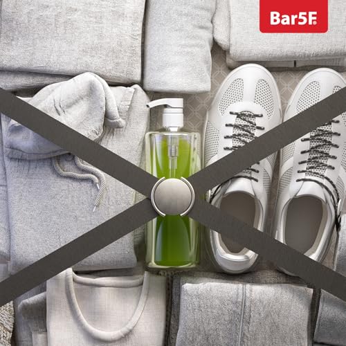 Bar5F Pump Bottle 32-Ounce 1-Liter Empty for Shampoo Conditioner Body Wash Lotion BPA-Free Crystal-Clear