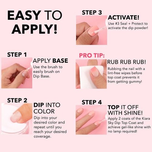 Kiara Sky Dip Liquid Essentials - Step 2 Base for Flawless Dip Powder Manicure