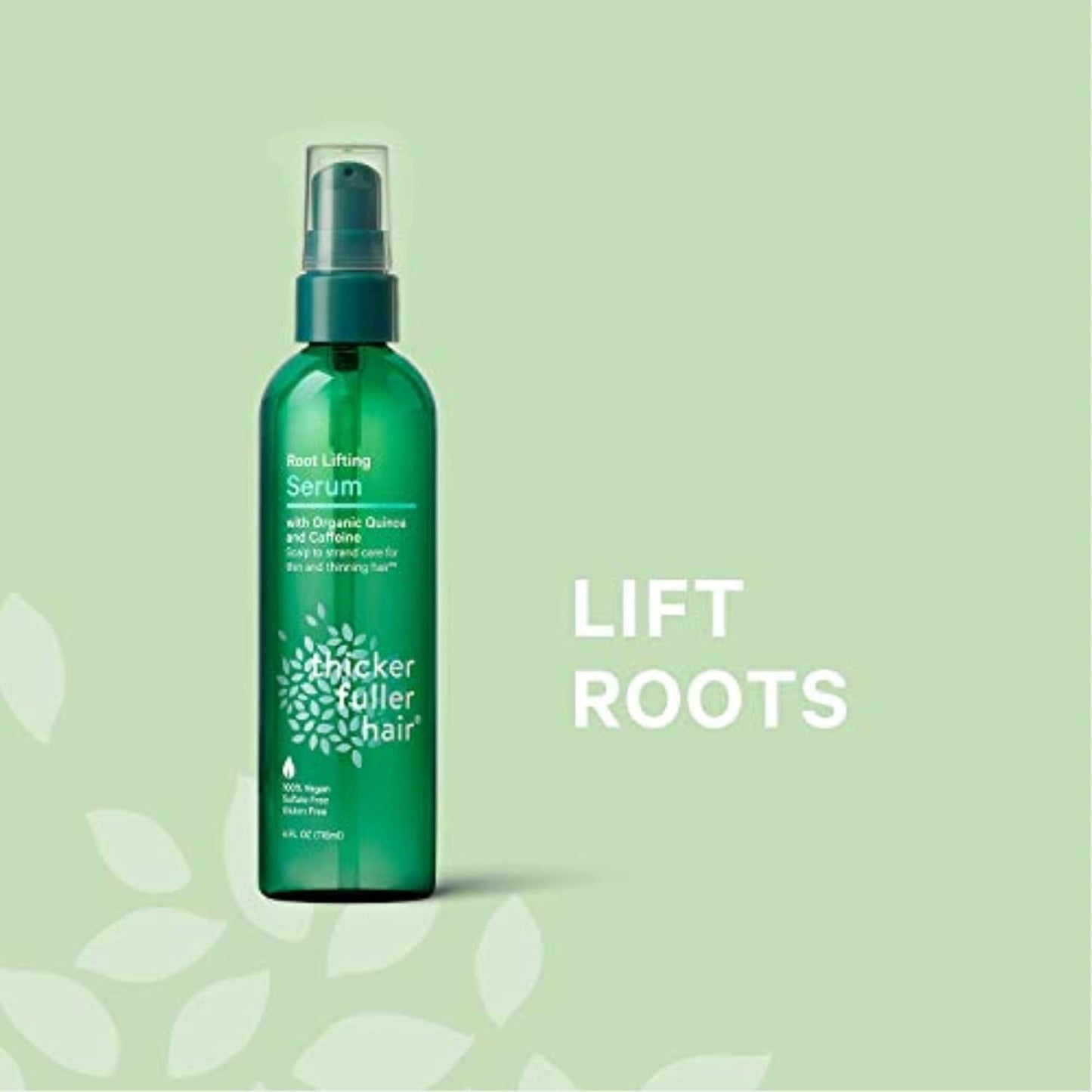 Thicker Fuller Hair Root Lifting Serum - Green | 4 Fl Oz for Voluminous Hair