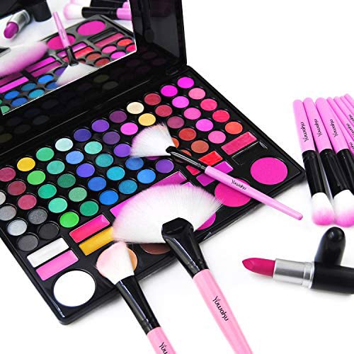 Makeup Brush Set, 32 Pcs Make up Brushes Professional Face Eye Shadow Foundation Blush Lip Makeup Brushes Powder Cosmetics Blending Brush Tool with the bag G-Bright purple