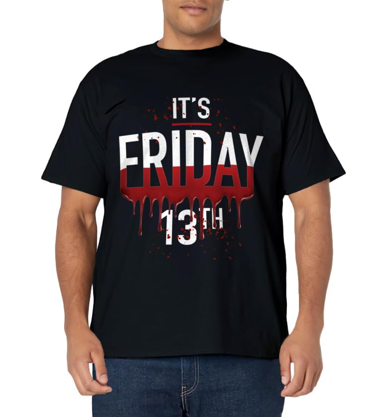 It's Friday 13th Horror Gifts Funny Halloween Costume Idea T-Shirt