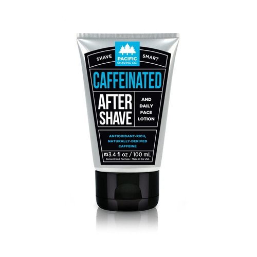 Pacific Shaving Company Caffeinated Aftershave - Soothes Skin & Reduces Redness | Paraben-Free, 3.4 oz
