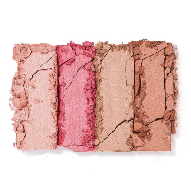 Wander Beauty Riviera Blush & Bronzer Palette - 4 Versatile Shades for Radiant Skin