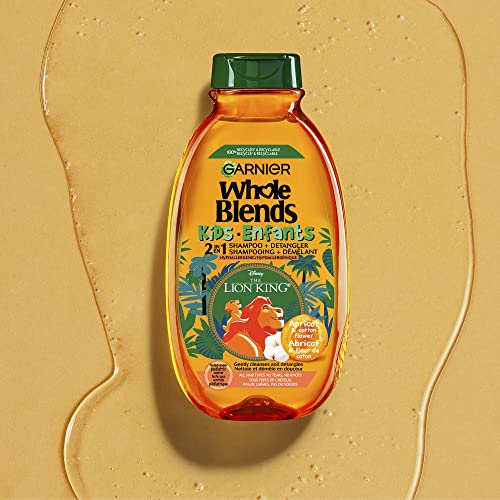 Garnier Whole Blends Kids 2-in1 Shampoo, Apricot and Cotton Flower 250 mL