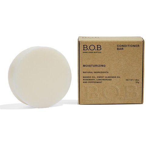 B.O.B BARS OVER BOTTLES Moisturizing Conditioner Bar - Vegan & Eco-Friendly | 6.7oz for Oily Hair
