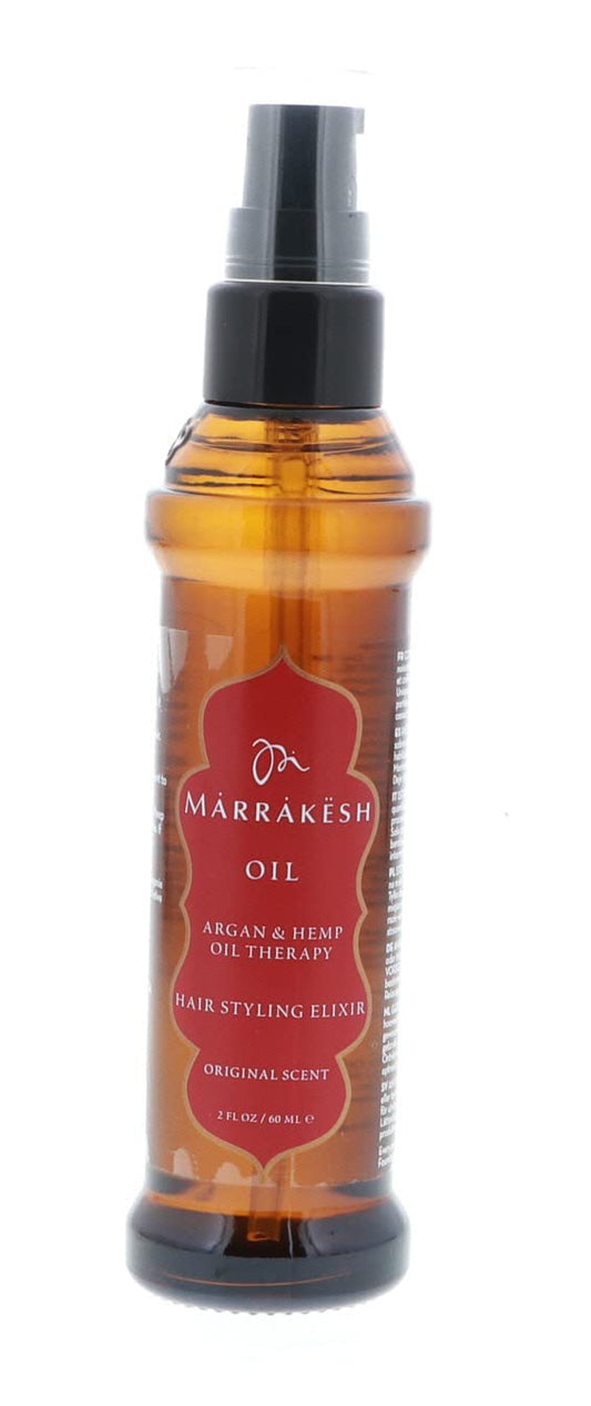 Ula-Style Marrakesh Oil Hair Styling Elixir - Nourishing Formula, 2 Oz | Luxurious Shine