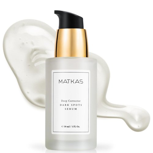 MATKAS Korean Dark Spot Corrector Serum - Niacinamide Brightening for Oily Skin | 1 Fl. Oz.