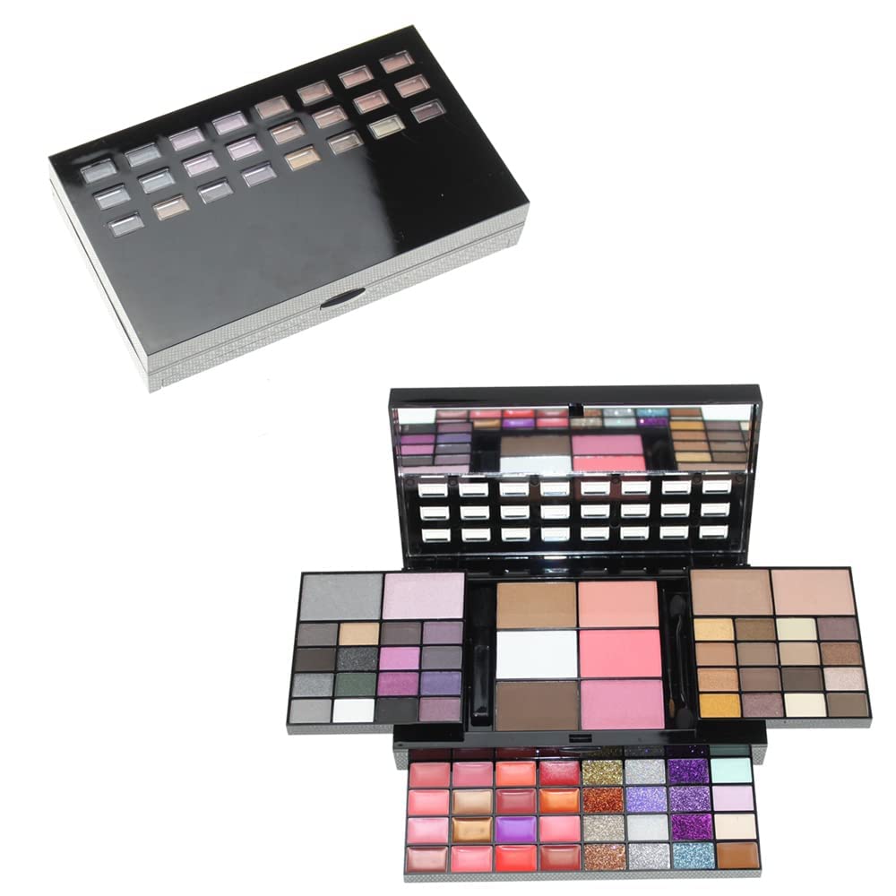 Makeup Kit for Women Full Kit Eyeshadow Facial Blusher Eyebrow Powder Face Concealer Powder Eyeliner Pencil Ultimate Color Combination 74 Colors Makeup Set Combination Palette