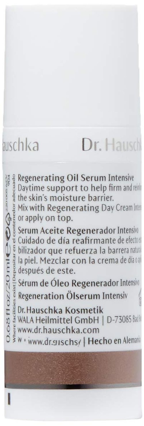 Dr. Hauschka Regenerating Oil Serum - Intensive Daytime Moisture Barrier Support, 0.68 Fl Oz