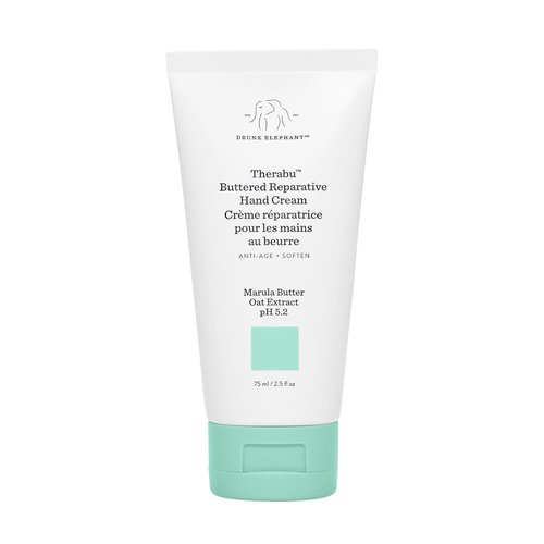 Drunk Elephant Therabu Buttered Hand Cream - Reparative Moisturizer - 75 ml/2.5 fl oz | Clean, Cruelty-Free Skincare