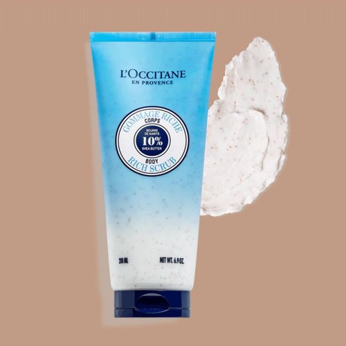 L'Occitane Shea Butter Body Scrub - Nourishing Exfoliation | 7 Fl Oz