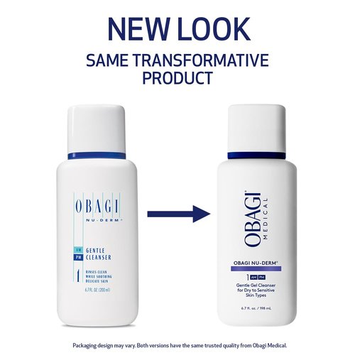 Obagi Nu-Derm Gentle Face Cleanser - Soothing Formula for All Skin Types | 6.7 oz