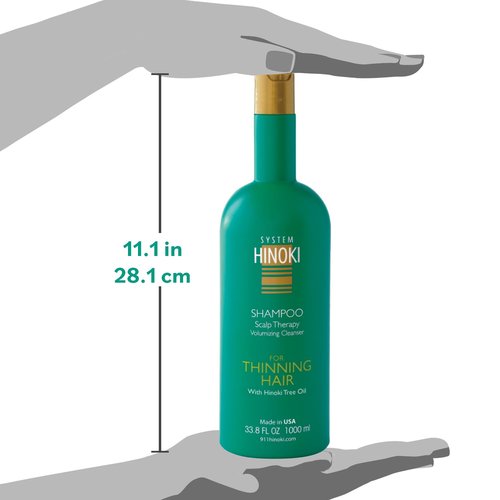 Hayashi Hinoki Shampoo - Nourishing Formula for Healthy Hair | 33.8 Fl Oz