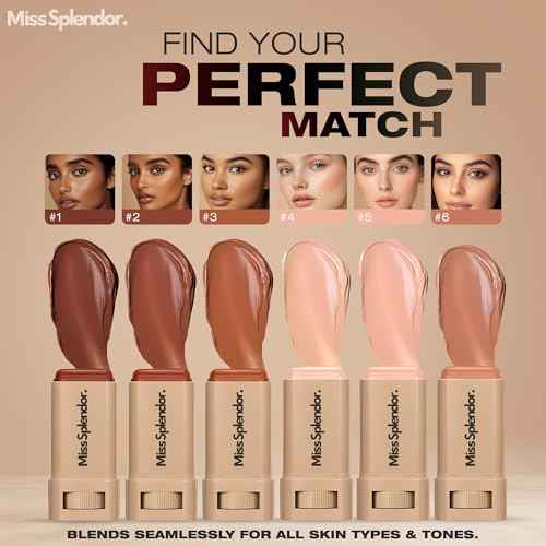 Beauty Balm Skin Tint 2 Pack? (Shade 1) Serum-Boosted Skin Tint Stick for Black Women, Hybrid Foundation & Skincare, Splendor Skin Tint, Sheer-to-Light Buildable Coverage