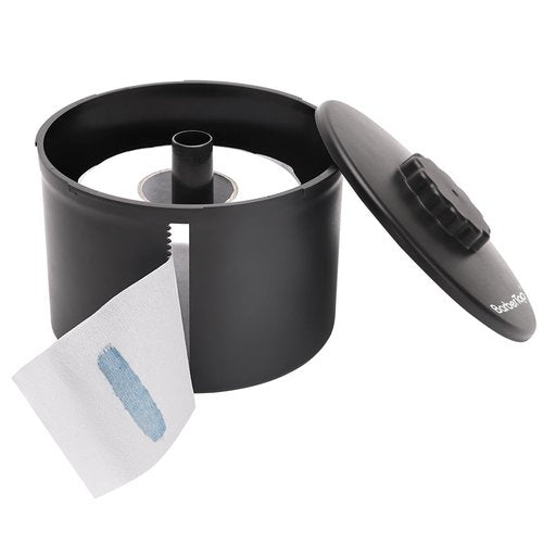 Neck Strip Dispenser, Neck Strips Case, Neck Covering Paper Case Container,Holder Neck Cover Paper Container with Suction Cup Base,Hairdressing Tool for Barber