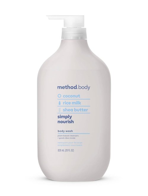 Method Body Wash - Simply Nourish Formula, Paraben & Phthalate Free | 28 oz Bottle