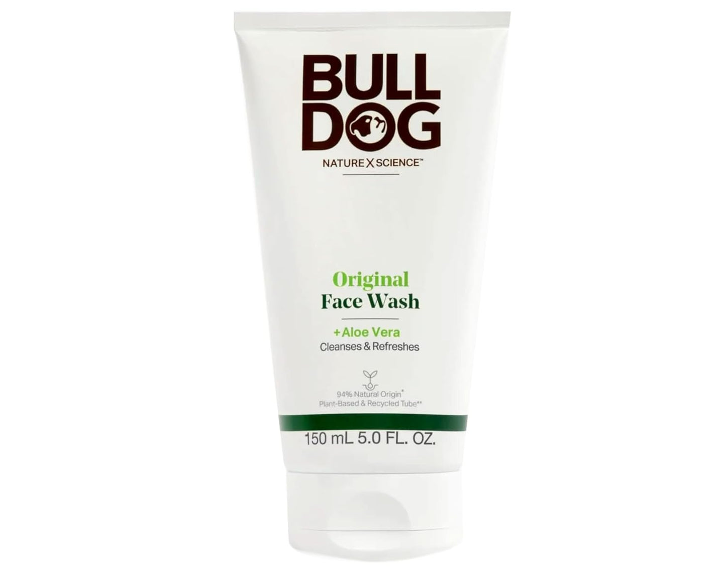 Bulldog Natural Skincare Face Wash for Men - Refreshing Cleanser, 5 Oz